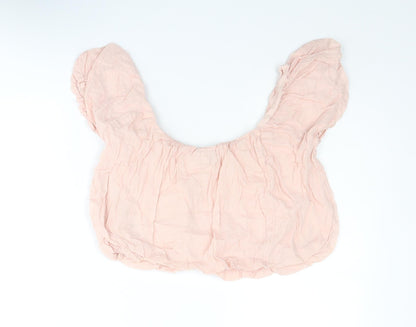 Womens UK Size 6 ASOS Pink Cropped Blouse