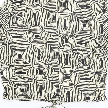 Womens UK Size S Zara Ivory Basic Blouse