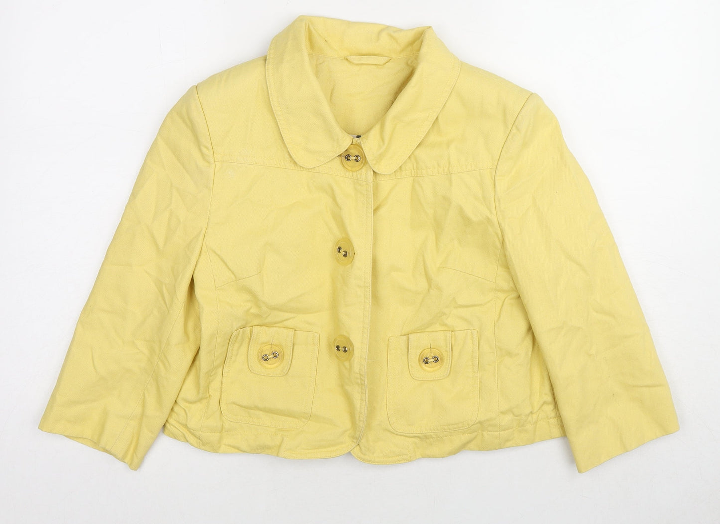 Womens UK Size 12 New Look Yellow Jacket