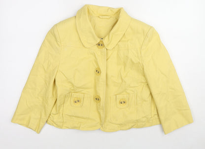 Womens UK Size 12 New Look Yellow Jacket