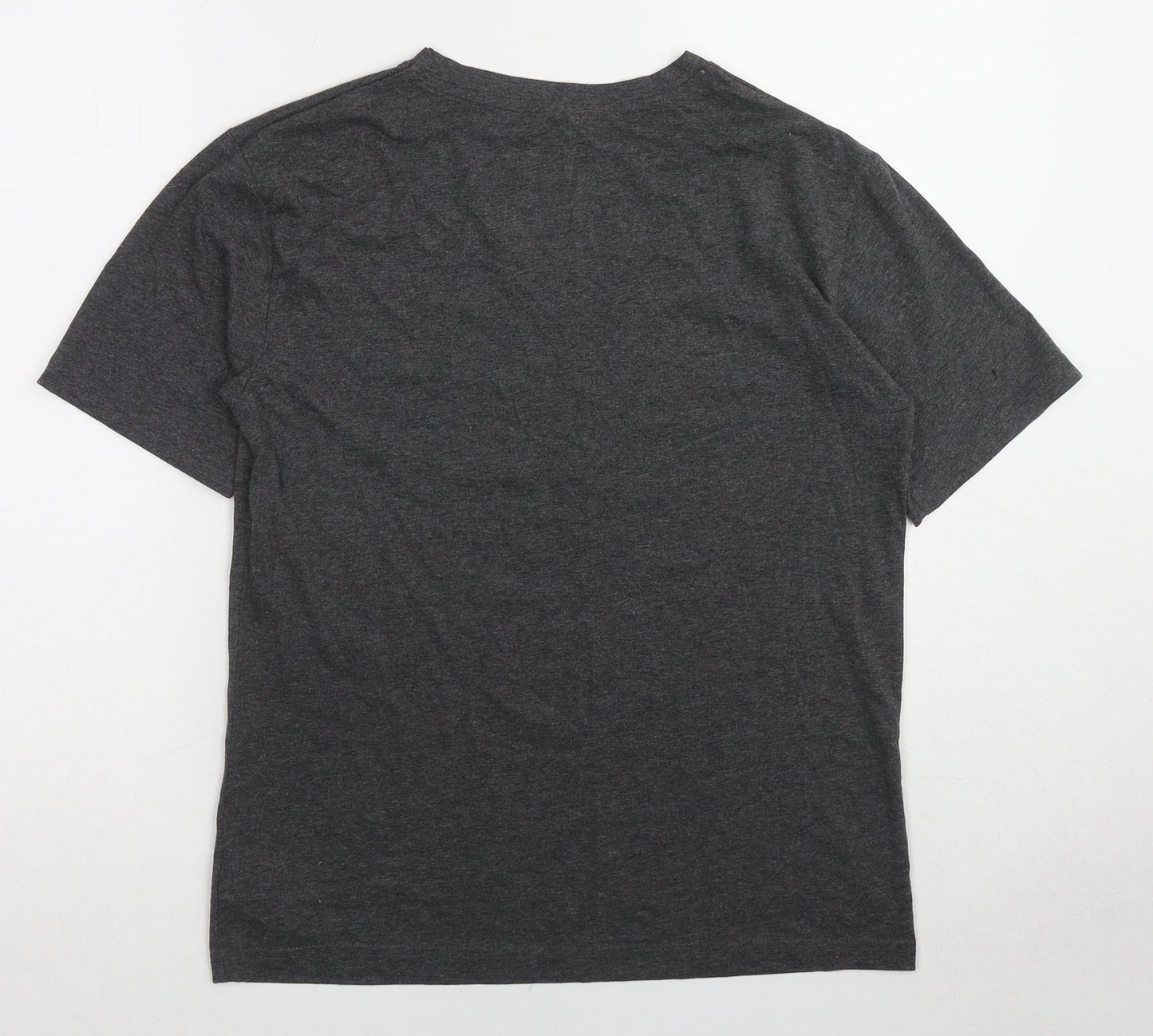 Womens UK Size 10 Disney Grey Basic T-Shirt