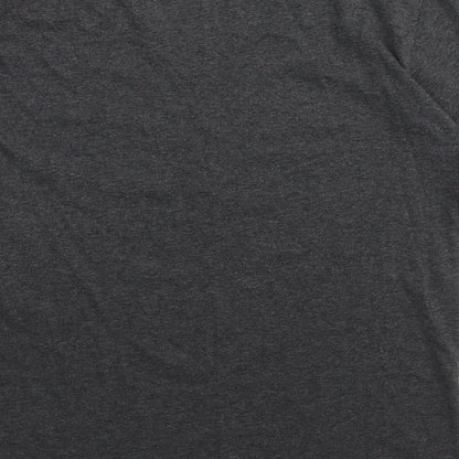 Womens UK Size 10 Disney Grey Basic T-Shirt