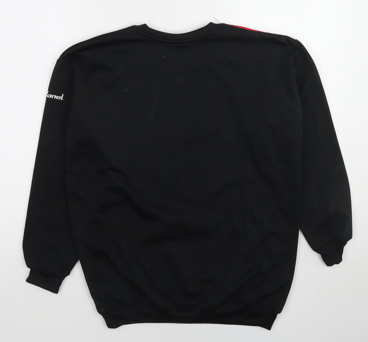 Vandanel Boys Black Colourblock Polyester Pullover Sweatshirt Size 10-11 Years Pullover - Age 10-12Years