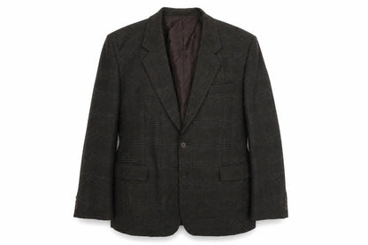 Chatleys Mens Grey Plaid Wool Jacket Suit Jacket Size 44 Regular