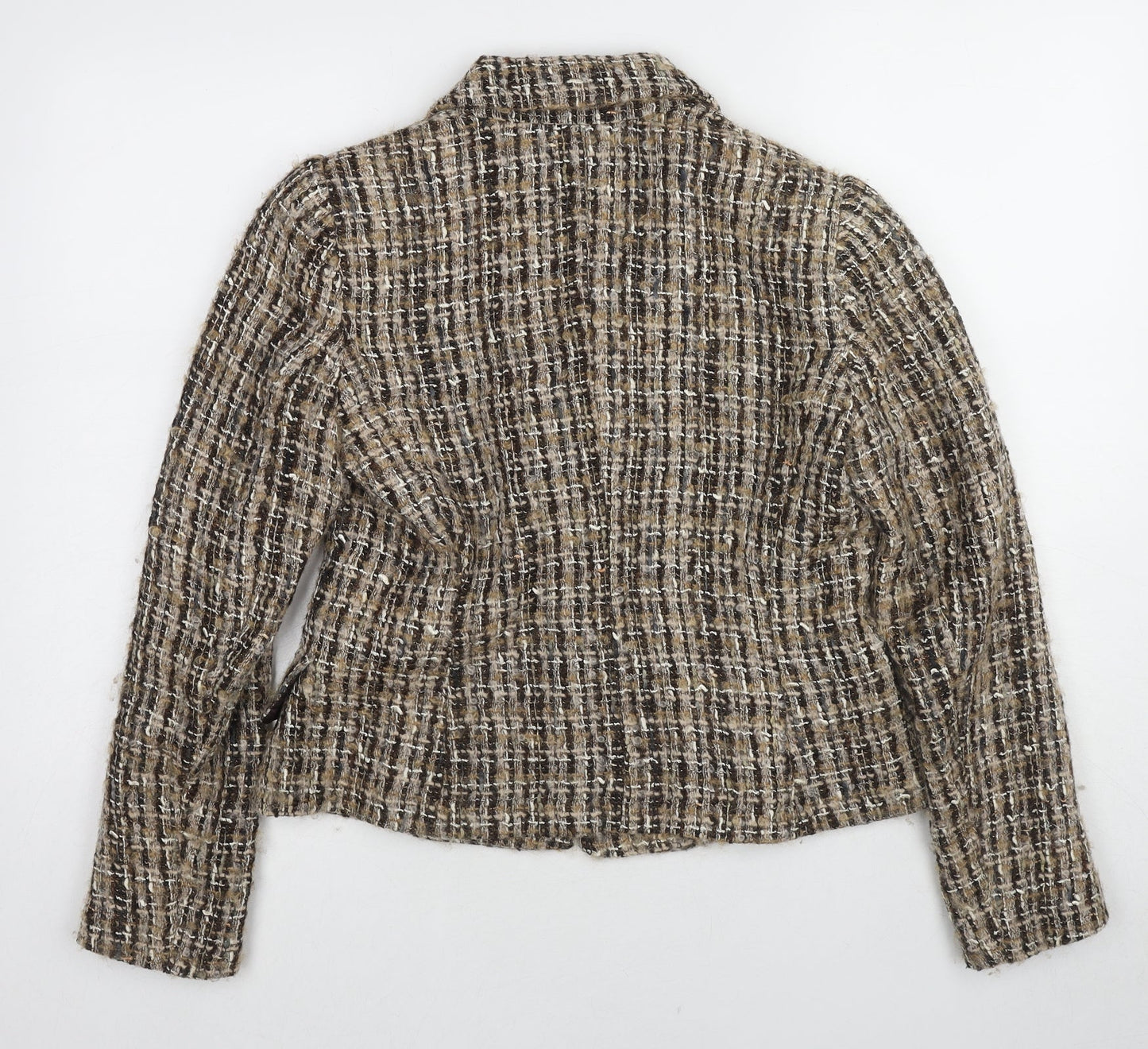Womens UK Size 12 Zara Beige Jacket
