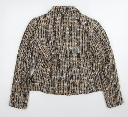 Womens UK Size 12 Zara Beige Jacket