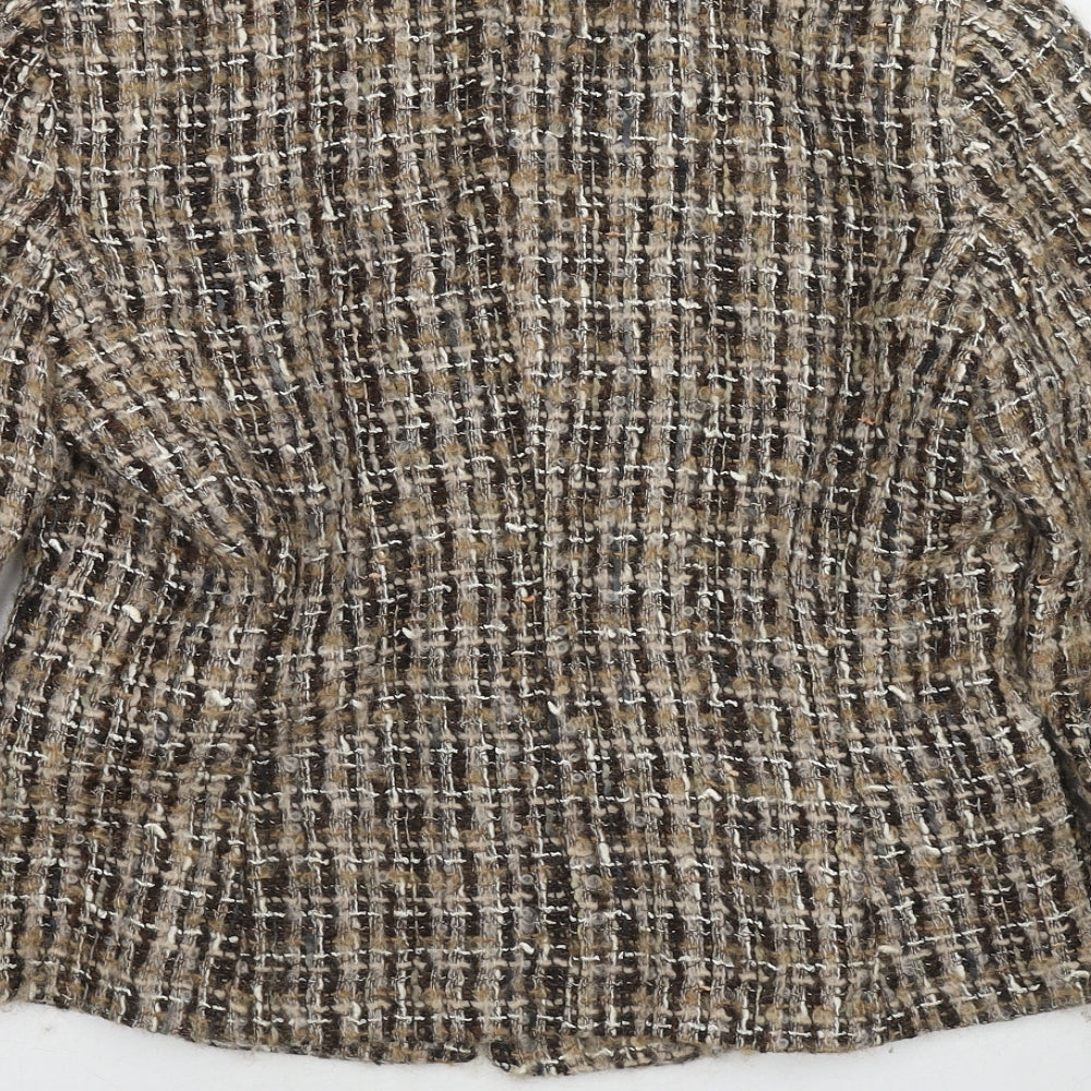 Womens UK Size 12 Zara Beige Jacket