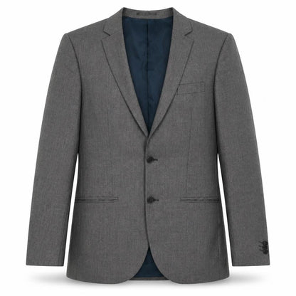 Mens UK Size 40 River Island Regular Grey Suit Jacket