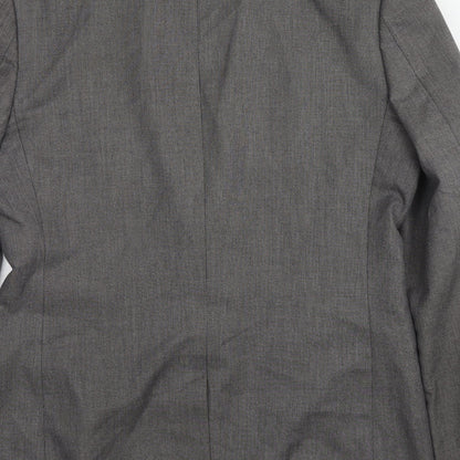 Mens UK Size 40 River Island Regular Grey Suit Jacket