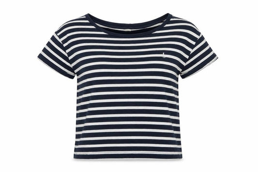 Womens UK Size 8 Jack Wills Blue Basic T-Shirt