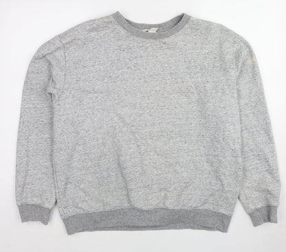Womens UK Size L NEXT Grey Pullover Sweatshirt