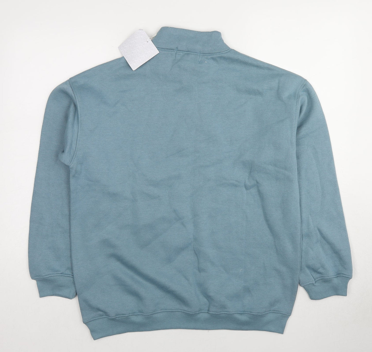 DSY-ST Womens Blue Polyester Pullover Sweatshirt Size 8 Pullover