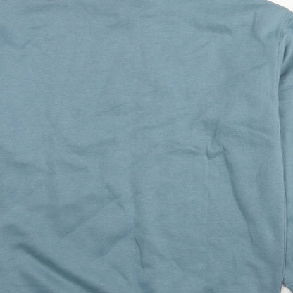 DSY-ST Womens Blue Polyester Pullover Sweatshirt Size 8 Pullover