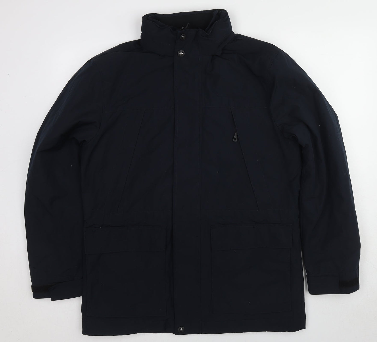 Mens UK Size M Marks and Spencer Blue Pea Coat