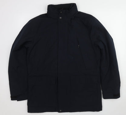 Mens UK Size M Marks and Spencer Blue Pea Coat