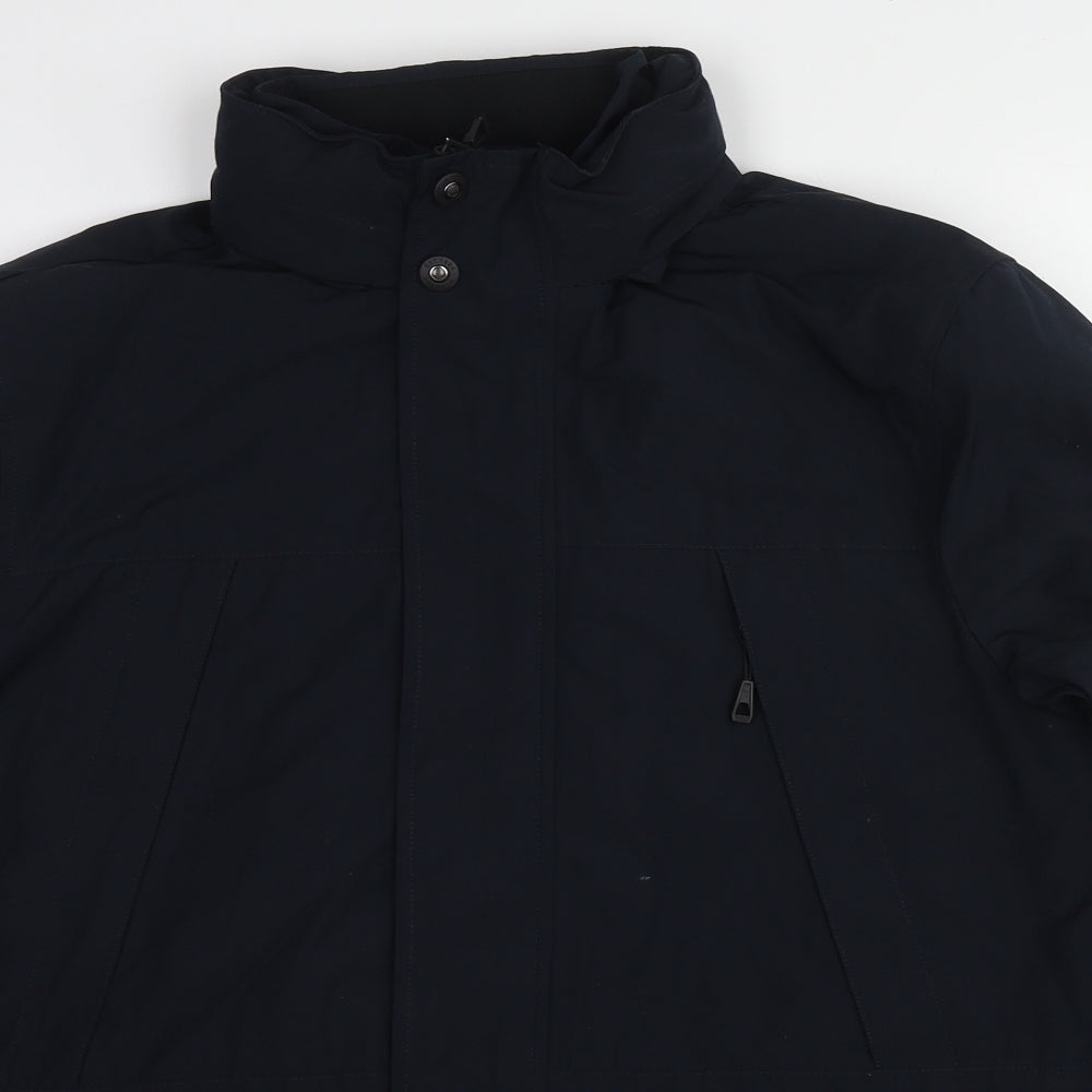 Mens UK Size M Marks and Spencer Blue Pea Coat
