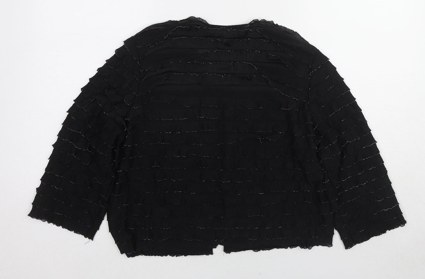 Womens UK Size L Klass Black Basic Blouse