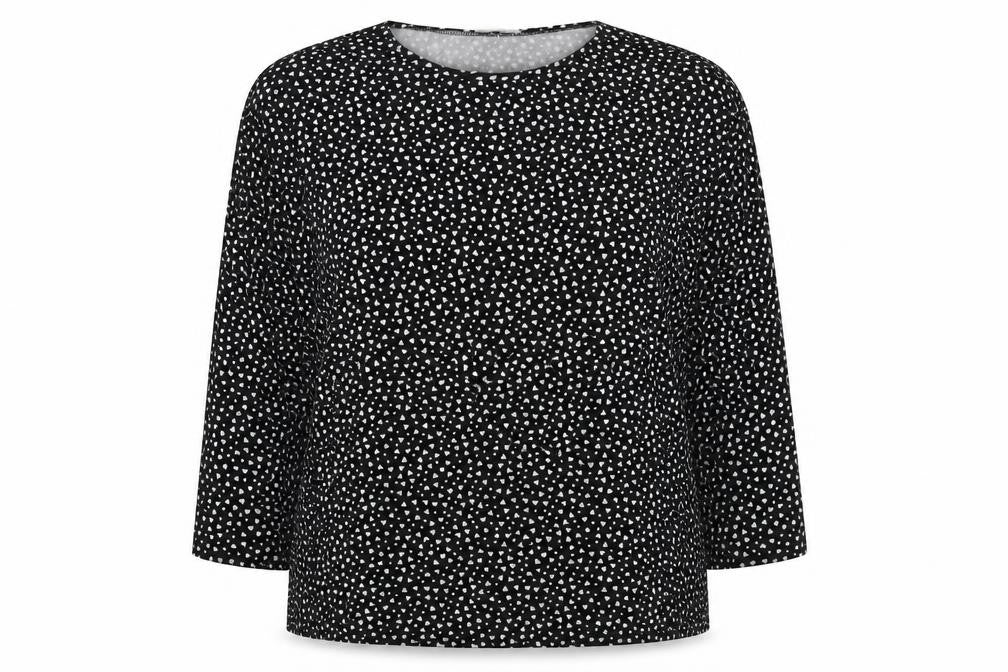 Womens UK Size M New Look Black Basic Blouse
