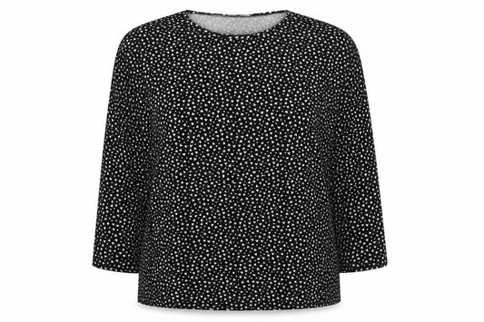 Womens UK Size M New Look Black Basic Blouse
