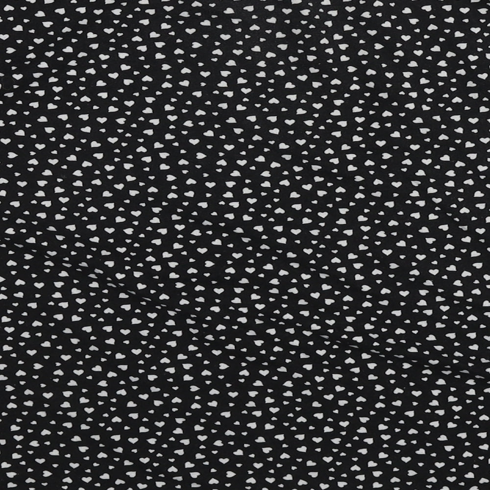 Womens UK Size M New Look Black Basic Blouse