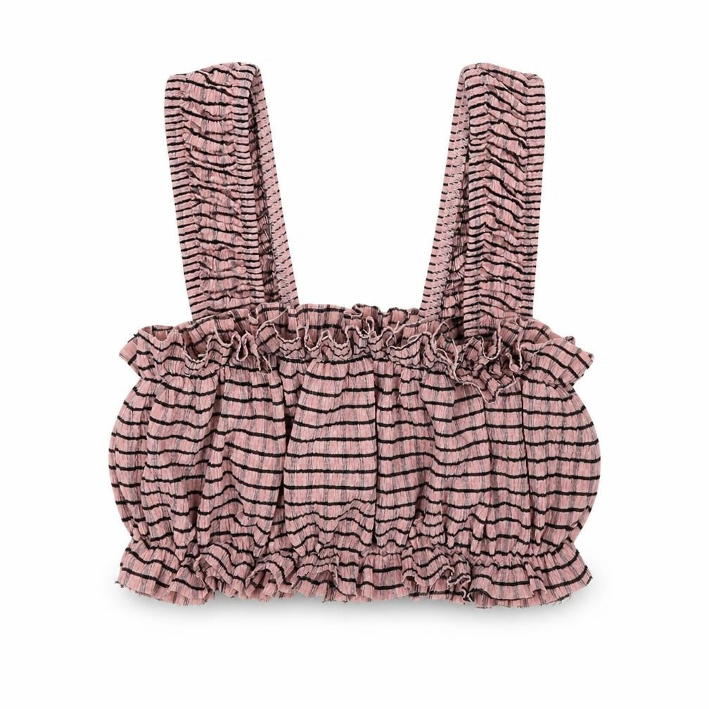 Womens UK Size 6 Topshop Pink Cropped Tank