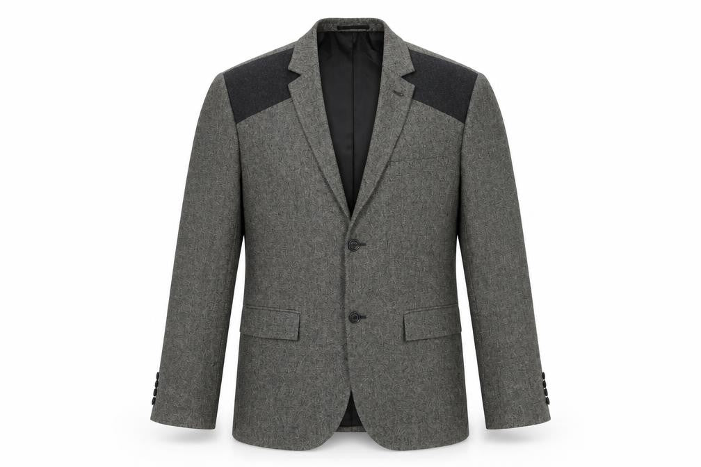 Mens UK Size 42 Topman Regular Grey Suit Jacket