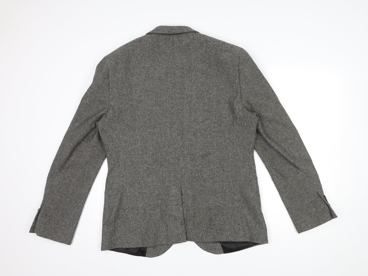 Mens UK Size 42 Topman Regular Grey Suit Jacket