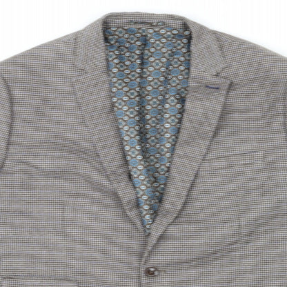 Mens UK Size 44 OneSix5ive Regular Brown Suit Jacket
