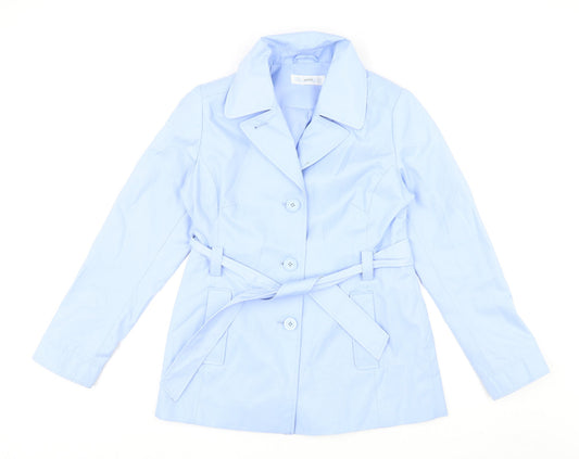 John Lewis Womens Blue Jacket Size 12 Button