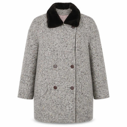 Womens UK Size 16 Lampert Brown Pea Coat
