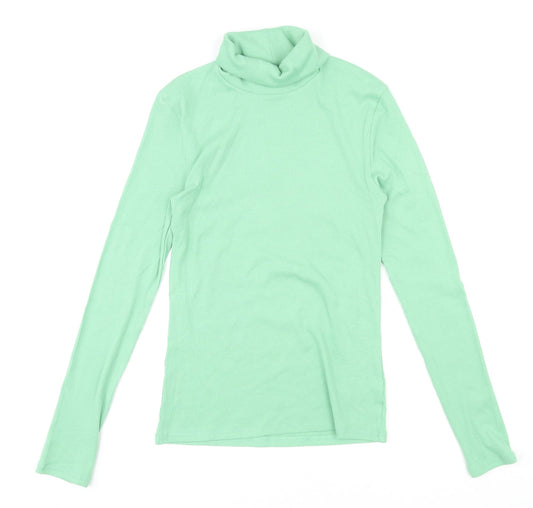Womens UK Size 8 Marks and Spencer Green Pullover Jumper