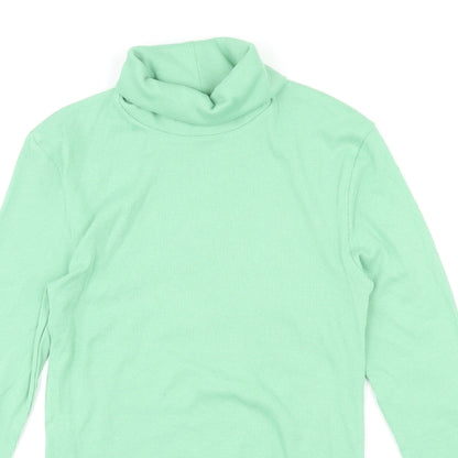 Womens UK Size 8 Marks and Spencer Green Pullover Jumper