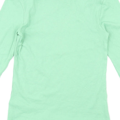 Womens UK Size 8 Marks and Spencer Green Pullover Jumper
