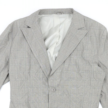 Mens UK Size 40 French Connection Regular Grey Suit Jacket