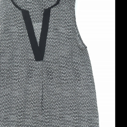 Womens UK Size 10 H&M Black Basic Blouse