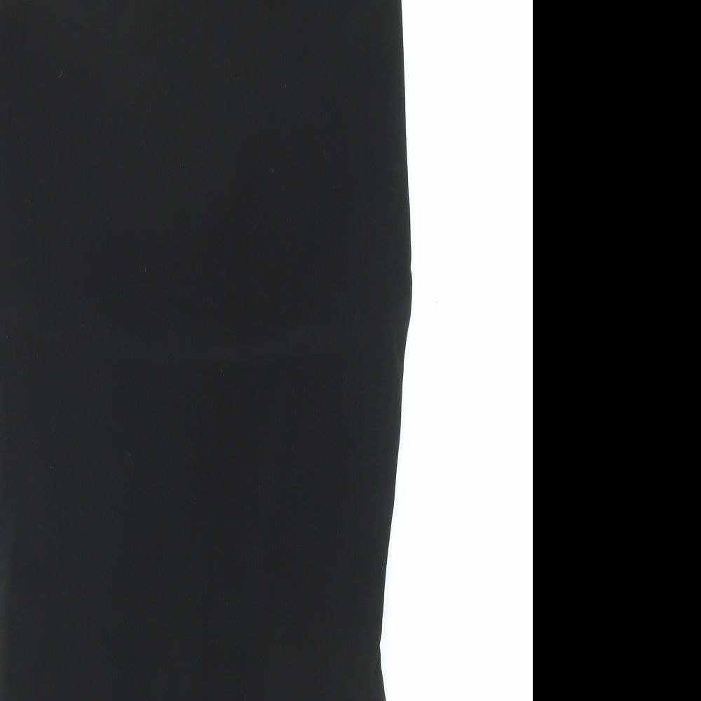 Miss Selfridge Womens Black Polyester Bodycon Size 6 Off the Shoulder Pullover