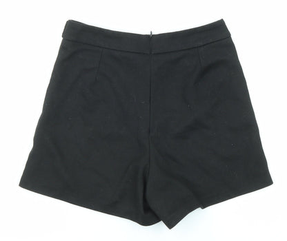 RUBY Womens Black Cotton Sailor Shorts Size 25 in L3 in Regular Button