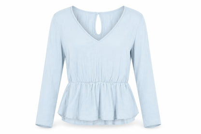 Womens UK Size 10 Marks and Spencer Grey Basic Blouse