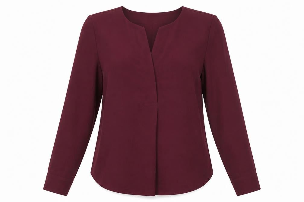 Womens UK Size 6 Marks and Spencer Purple Basic Blouse