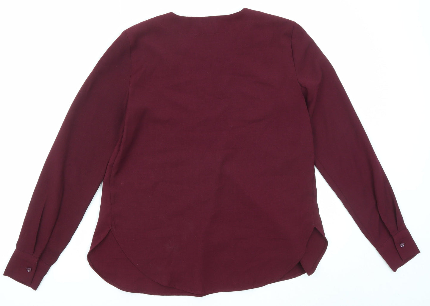 Womens UK Size 6 Marks and Spencer Purple Basic Blouse