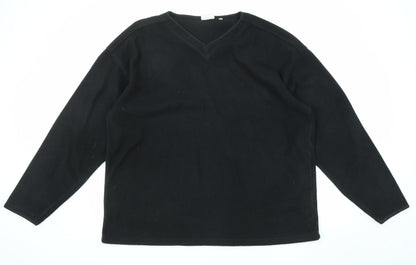 Mens UK Size 2XL C&A Black Pullover Sweatshirt