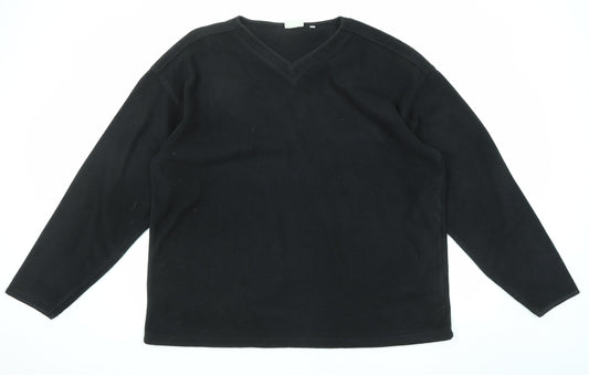Mens UK Size 2XL C&A Black Pullover Sweatshirt