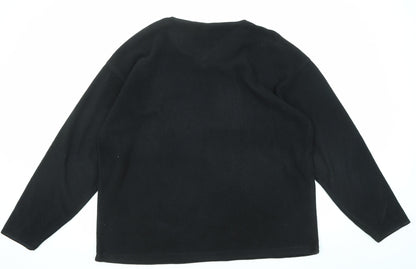 Mens UK Size 2XL C&A Black Pullover Sweatshirt