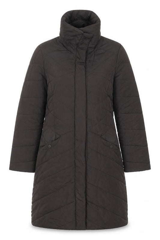 Womens UK Size 10 Principles Brown Quilted Coat