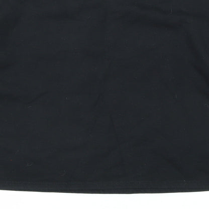 River Island Girls Black Cotton Pullover Sweatshirt Size 11-12 Years Pullover - Weekend