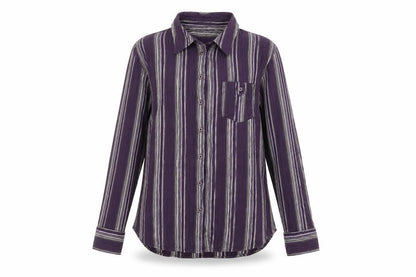 Womens UK Size 12 Marks and Spencer Purple Basic Button-Up