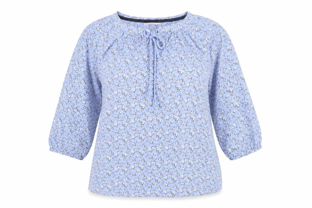 Womens UK Size M Autonomy Blue Basic Blouse
