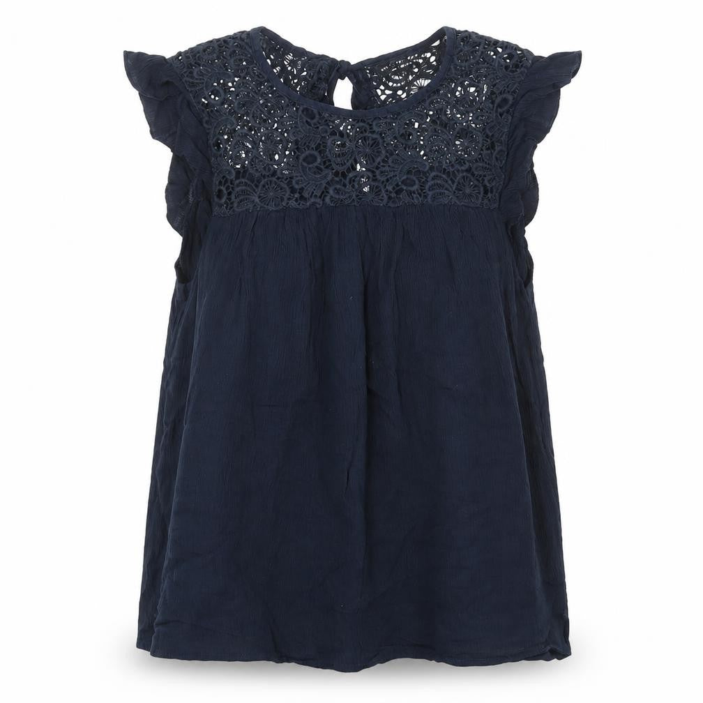 Womens UK Size 12 Dorothy Perkins Blue Basic Blouse