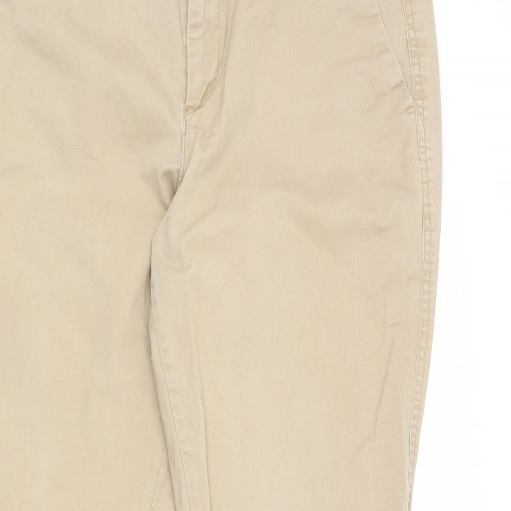 Womens UK Size 8 Gap Regular Fit  Beige Trousers