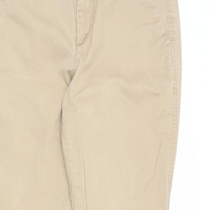 Womens UK Size 8 Gap Regular Fit  Beige Trousers